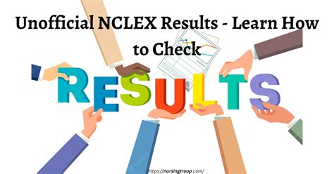 how to get your unofficial nclex results